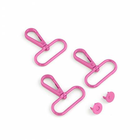 Tula Clip-On Hardware Kit Tula Pink # LST307P from Sallie Tomato