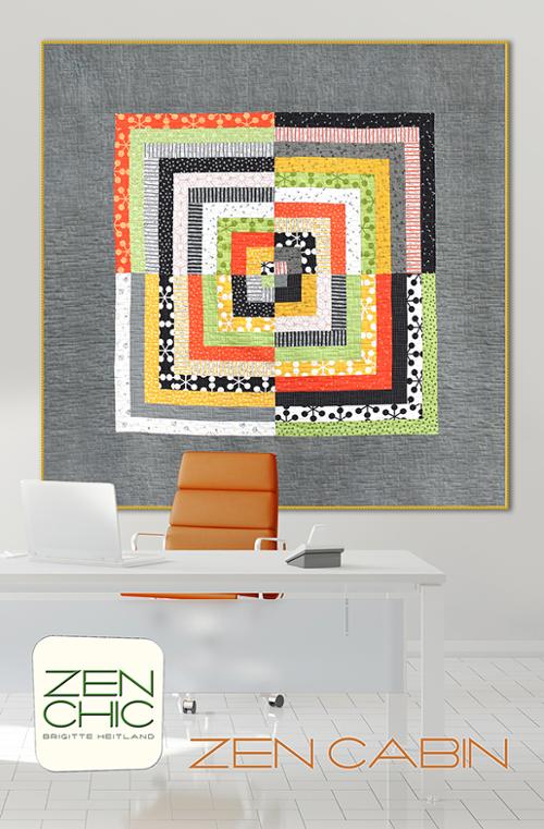 Zen Cabin * ZC ZCQP Zen Chic#1 by Brigitte Heitland from Moda Fabrics