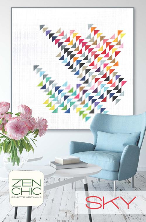 Sky * ZC SKQP Zen Chic#1 by Brigitte Heitland from Moda Fabrics