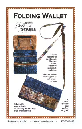 Folding Wallet # PBA104 from ByAnnie