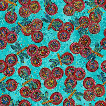 Flight - Mint # PWSP110-MINT by Sue Penn Collection for FreeSpirit Fabrics