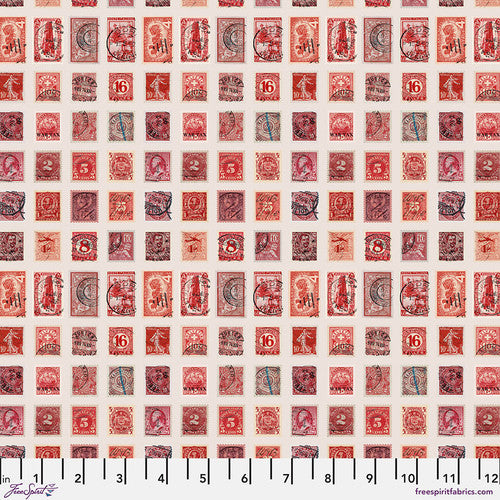 Eclectic Elements Palette Red - Stamps || Tim Holtz Palette Red PWTH221.RED from FreeSpirit Fabrics