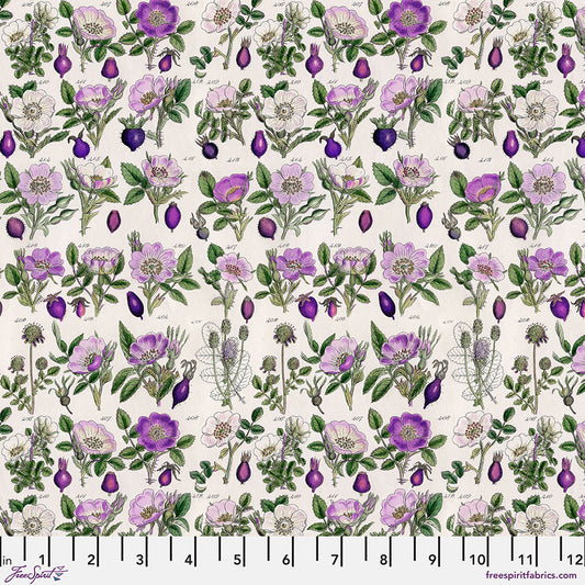 Eclectic Elements Palette - Purple Botanical Purple PWTH306.PURPLE by Tim Holtz from FreeSpirit Fabrics