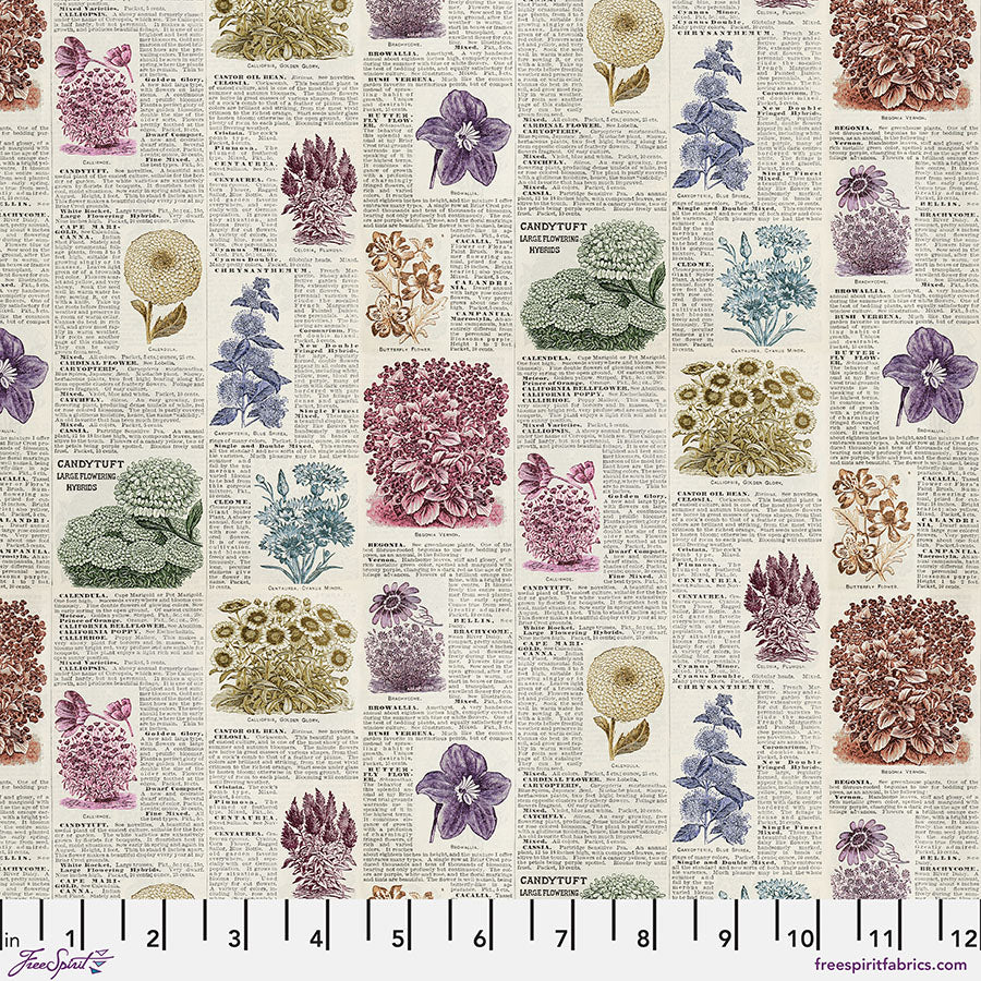 Tim Holtz Eclectic Elements Multi Palette - Multi Botany PWTH327.MULTI by Tim Holtz from FreeSpirit Fabrics