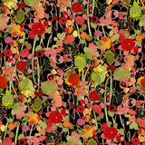 Poppy Dreams Black Berries Buds Y3992-3 by Sue Zipkin for Clothworks Sold by the Half Yard