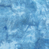 Brilliant Blues Powder Blue Batik Yardage from Island Batik Sold by the Half Yard