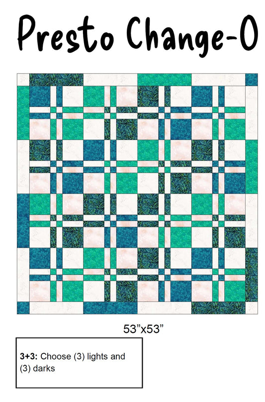 Presto Change-O 6-Pack Quilt Bundle: Cinnamon and Cream