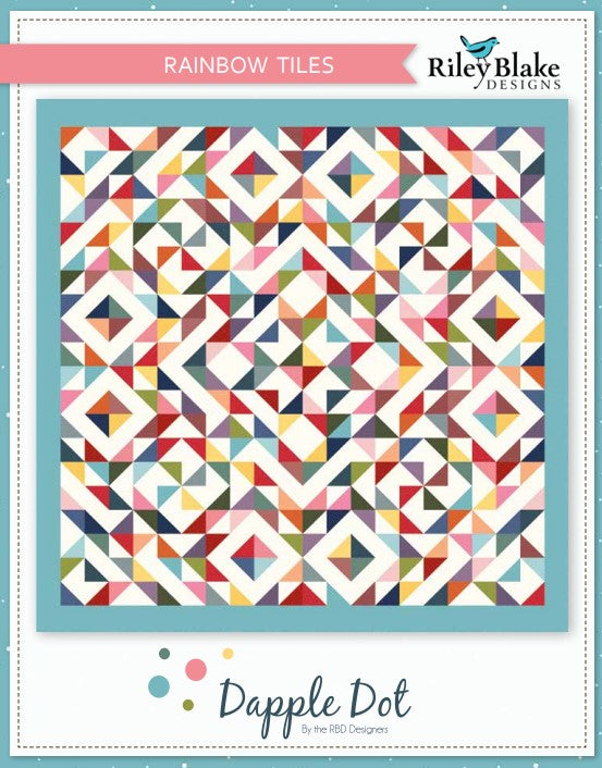 Rainbow Tiles from Riley Blake (Free Pattern)