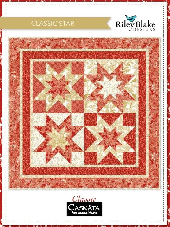 Starlight Riley Blake Pattern Classic Star Free Quilt Pattern from Riley Blake Designs | The Quilting Bea