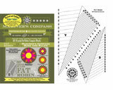 Fat Robin 16 Point Mariner's Compass Book and Ruler Combo # RR184