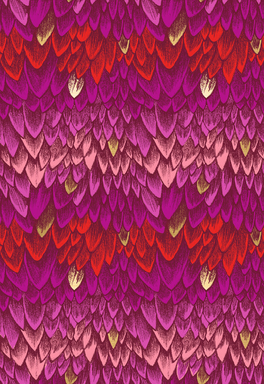 Fireglow Metallic Rose RS2134 11M Ruby Star#1 from Moda Fabrics