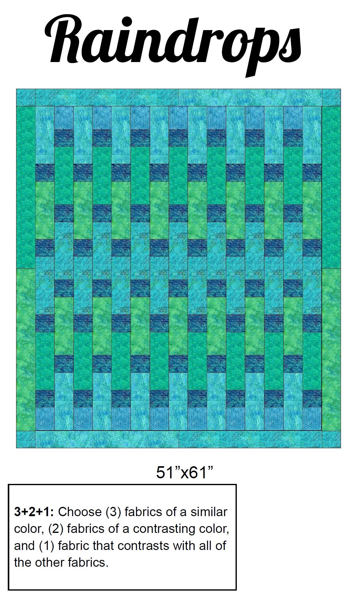 Raindrops 6-Pack Quilt Bundle: Placeholder (Copy)