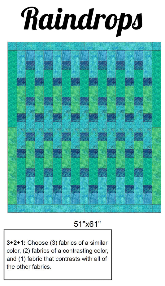 Raindrops 6-Pack Quilt Bundle: Halloween