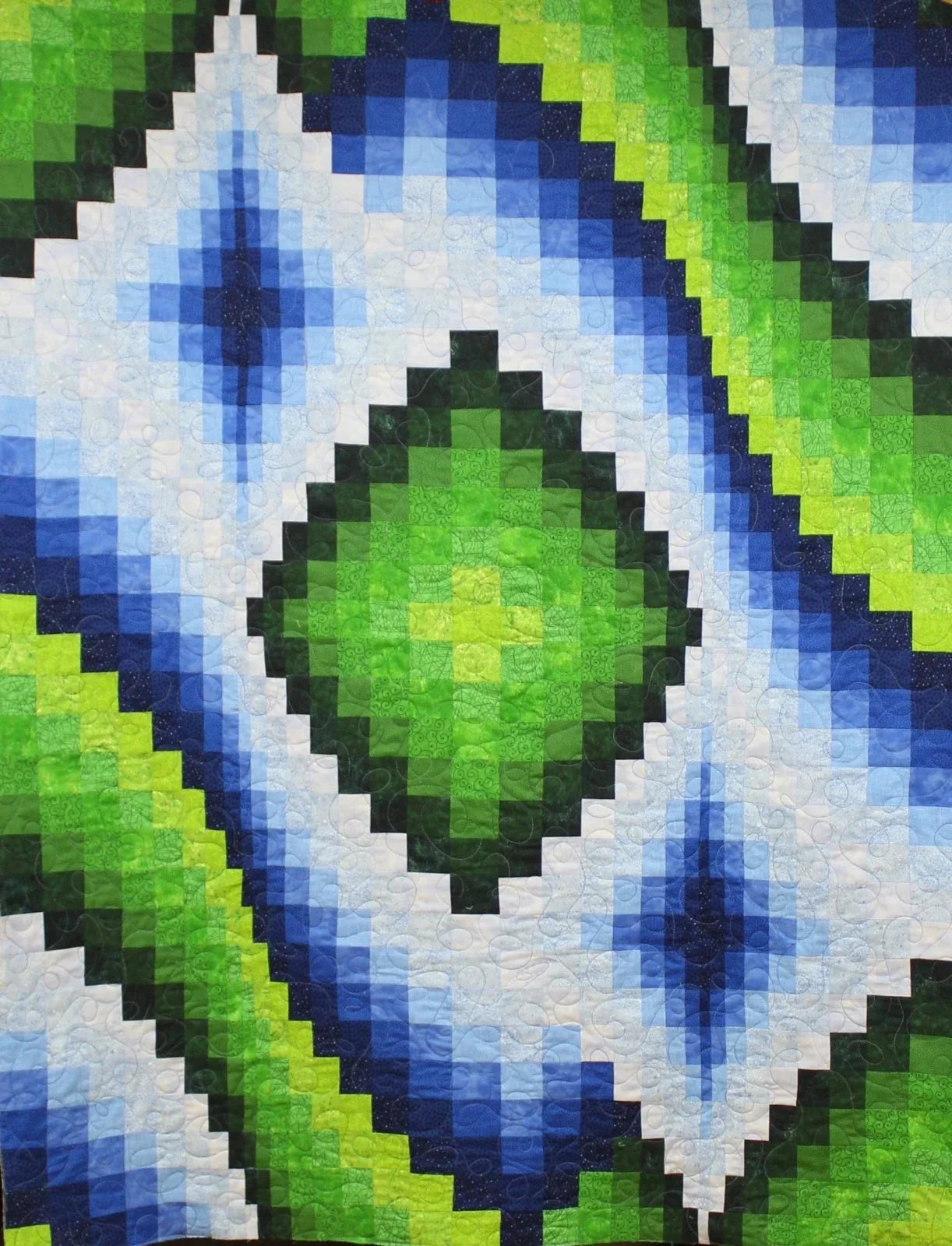 Bargello Reflection Pattern QC-902 by Ruth Ann Berry – The Quilting Bea