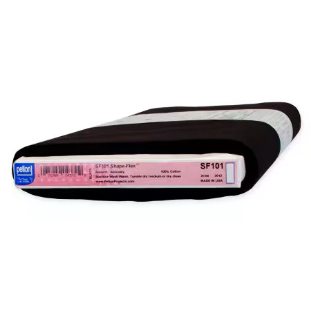 Shape Flex Woven Cotton Black Pellon 20in x 25yds # SF101PBLK from Pellon