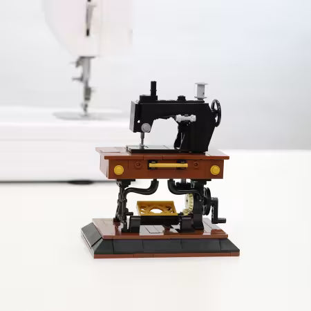 Sallie Tomato Vintage Sewing Machine Building Block Set
