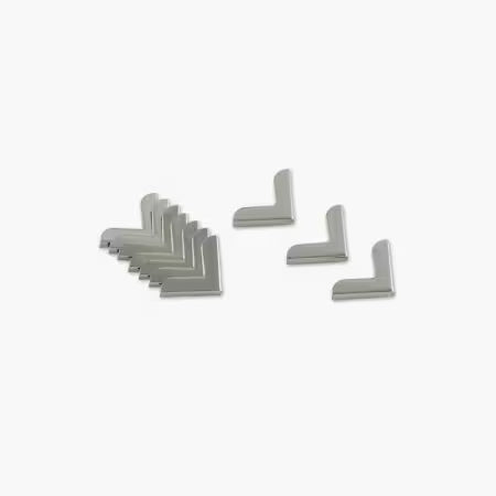 Metal Corners Nickel # STS259S from Sallie Tomato