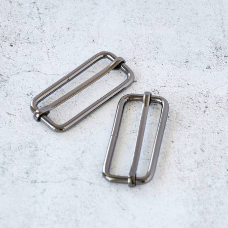 Two 2in Slider Buckles Gunmetal # STS300B from Sallie Tomato