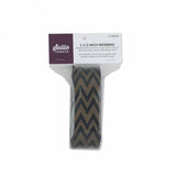 Artisan Black Brown Webbing 1-1/2in x 3 yd # STWMD-ARBB-3YD from Sallie Tomato