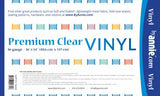 Premium Clear Vinyl - 16in x 54in # SUP151-16X54 from ByAnnie Individually Packaged