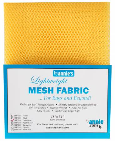 Mesh Lite Weight Dandelion 18in x 54in # SUP209-DND from ByAnnie Individually Packaged