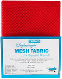 Mesh Lite Weight Atomic Red 18in x 54in # SUP209-RED from ByAnnie Individually Packaged