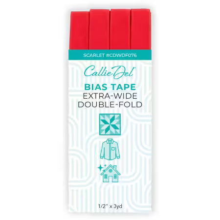 Extra Wide Double Face Bias Tape Asst CD879N1999 from Callie Del FB111925 Collection