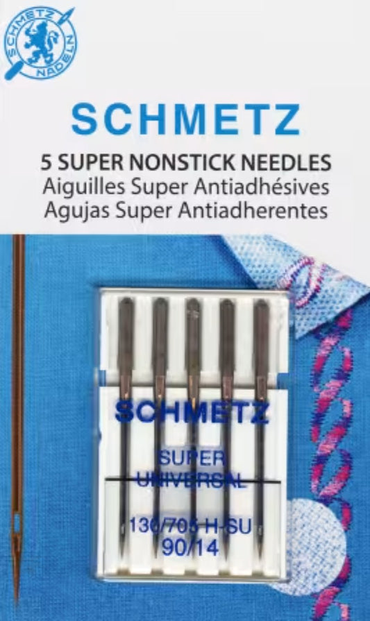 Schmetz Super Nonstick Needle 5ct, Size 90/14 # 4503