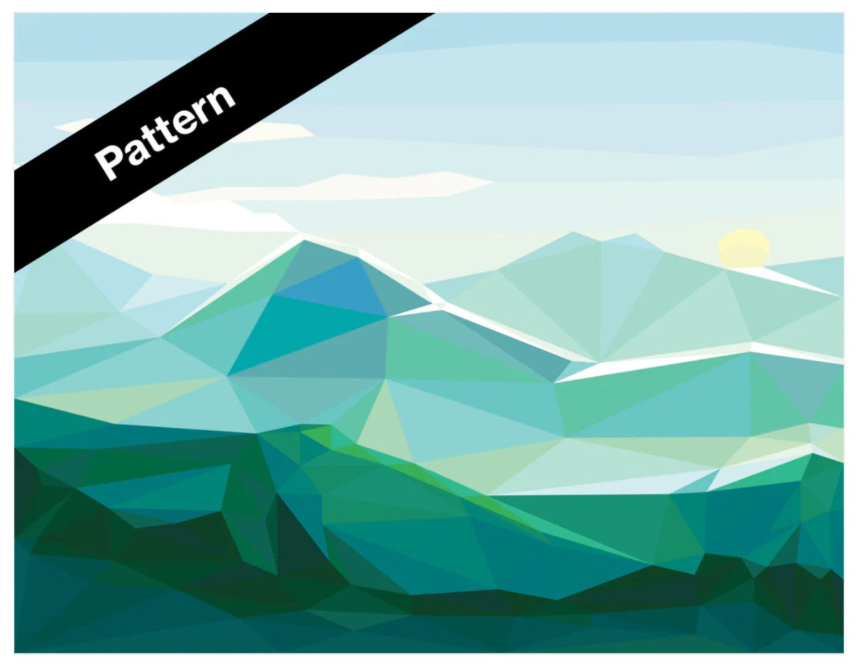 Hazy Hills West Foundation Paper Piecing Pattern from Legit Kits
