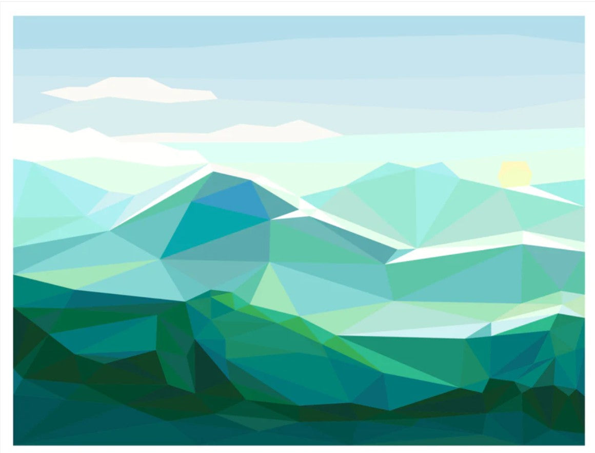 Hazy Hills West Foundation Paper Piecing Pattern from Legit Kits