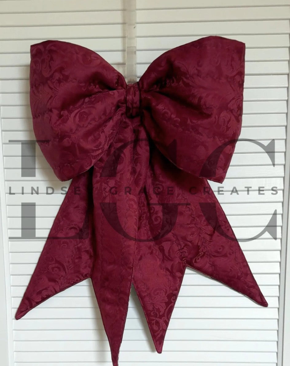 The Big Giant Quilted Bow by Lindsey Grace Creates