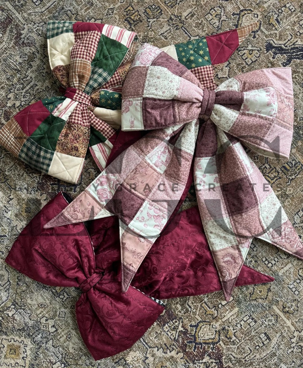 The Big Giant Quilted Bow by Lindsey Grace Creates
