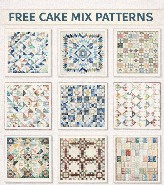 Miss Rosie Free Cake Cupcake Mix Patterns - Variety from Moda Fabrics