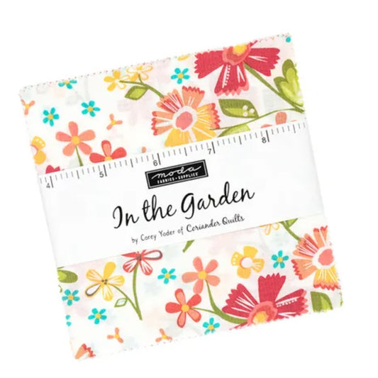 In the Garden by Corey Yoder 1867.65603 5 Inch Charm Squares from Moda Fabrics