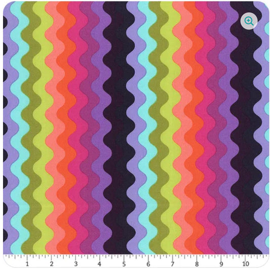 Floral Reef Deepdive Wave Rider Yardage SKU# PWTP272-DEEPDIVE by Tula Pink from FreeSpirit Fabrics