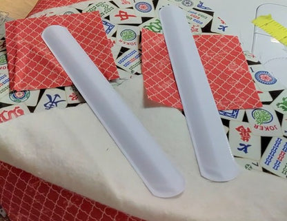 Slap Bracelet - Pack of 6 White Bracelets