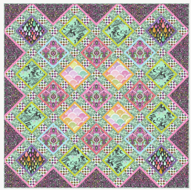 Leap Frog Quilt by Stacey Day for Tula Pink Free Spirit Fabrics