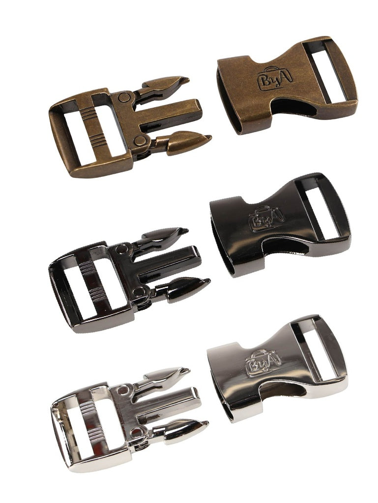HAR1-SRB-N-ONE Side Release Buckle - 1" - Set of One (Metal) (Nickel) from ByAnnie