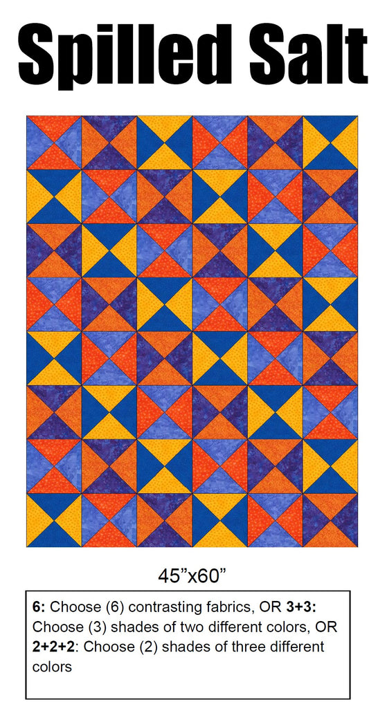 Spilled Salt 6-Pack Quilt Bundle: Sketchbook by Marcia Deere