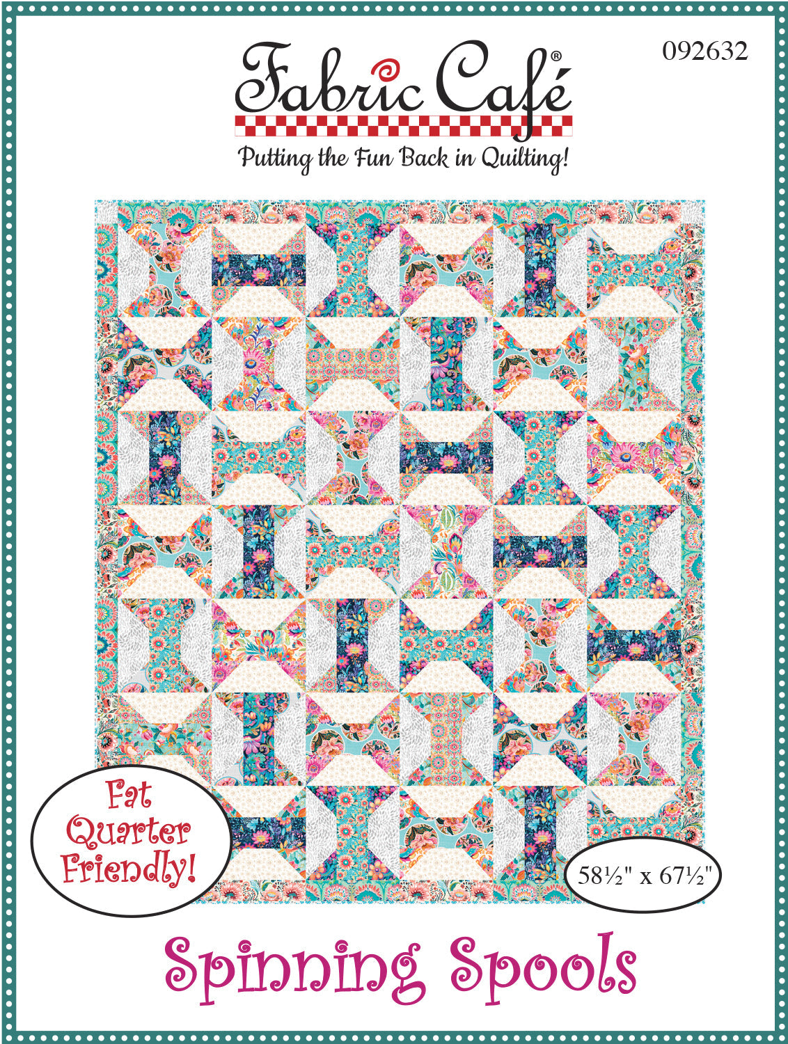 Spinning Spools Quilt Pattern FC092632 cover