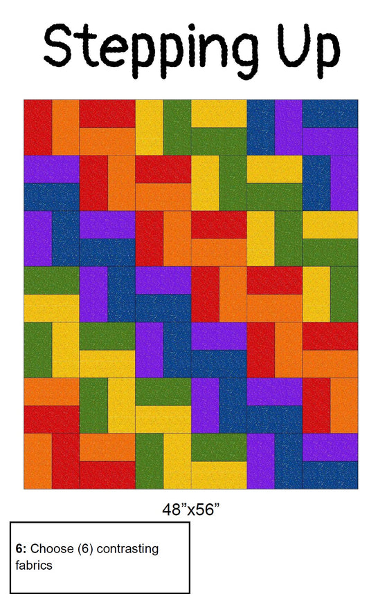 Stepping Up 6-Pack Quilt Bundle: Cinnamon & Cream