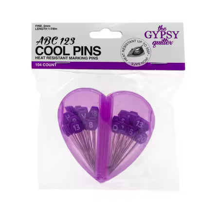 The Gypsy Quilter ABC 123 Cool Pins # TGQ110