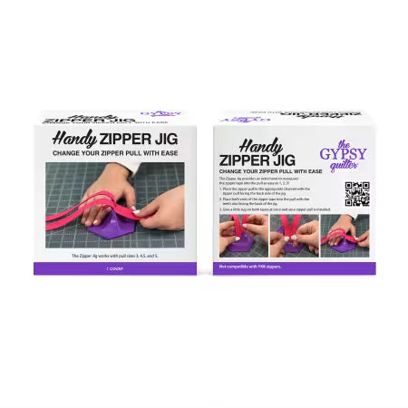 Zipper Jig Gypsy Purple # TGQ119 from Gypsy Quilter