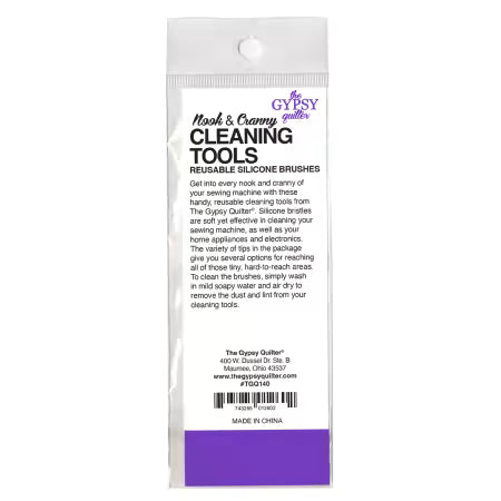 The Gypsy Quilter Every Nook and Cranny Cleaning Tools 4ct # TGQ140 from The Gypsy Quilter