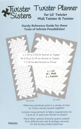 Twister Planner # TWS101 from Twisted Sisters Designs