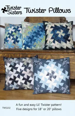 Twister Pillows # TWS102 from Twisted Sisters Designs