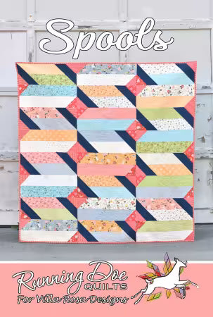 Spools Quilt Pattern # VRDRD030 by Running Doe Quilts from Villa Rosa Designs