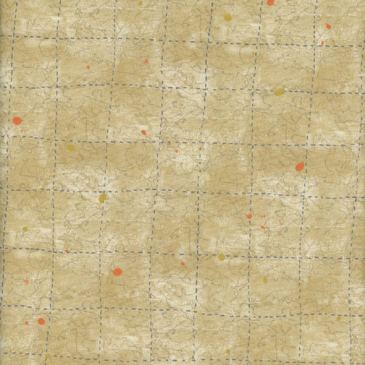 Sketchbook 21 Desert Tic Tac Tag # 54552D-19 by Marcia Derse from Windham Fabrics Sold by the Half Yard