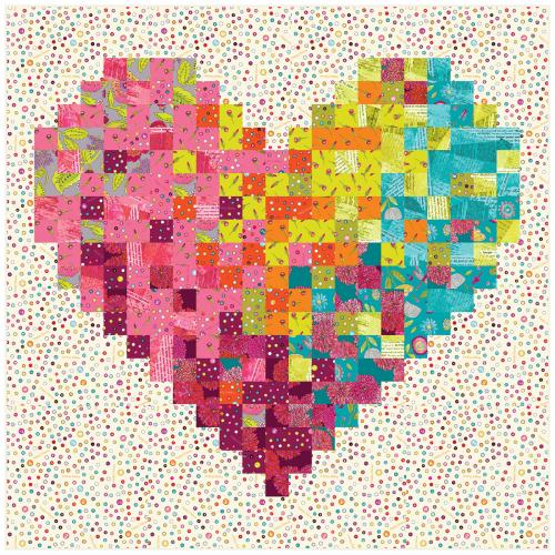 Full Heart Happy Chance from Windham Fabrics (Free Pattern)