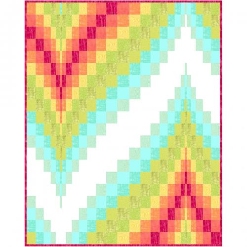 Go With the Flow Bargello from Windham Fabrics (Free Pattern)